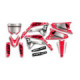 UFO Graphic Kit CRF250R 2022-,CRF450R 2021-  Stardust Red