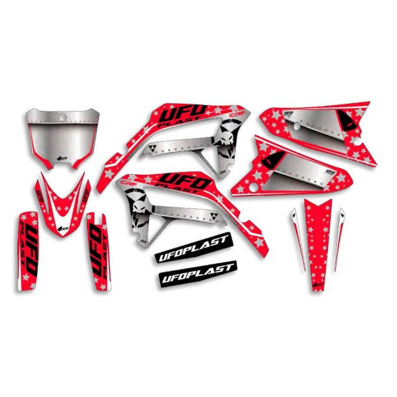 UFO Graphic Kit CRF250R 2022-,CRF450R 2021-  Stardust Red