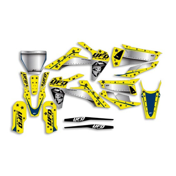 UFO Graphic Kit TC/FC 125/450 2019- Stardust Neon Yellow