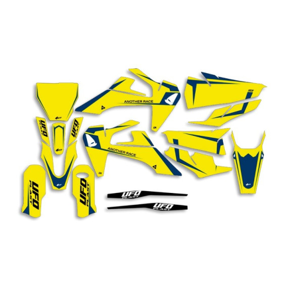 UFO Graphic Kit TC/FC 125/450 2019- Tecna Neon Yellow