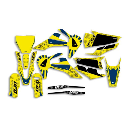 UFO Graphic Kit TC/FC 125/450 2019- Akaishi Neon Yellow