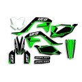 UFO Graphic Kit KX250F 2021-,KX450F 2019- Stokes Black