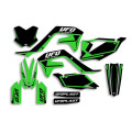 UFO Graphic Kit KX250F 2021-,KX450F 2019- Stokes Neon Green