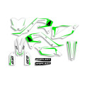 UFO Graphic Kit KX250F 2021-,KX450F 2019- Tecna White