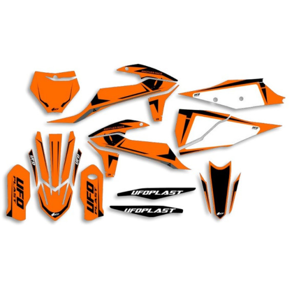 UFO Graphic Kit SX/SX-F 125/450 2019- Apodis Neon Orange