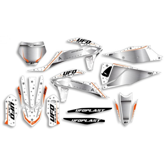 UFO Graphic Kit SX/SX-F 125/450 2019- Stardust White