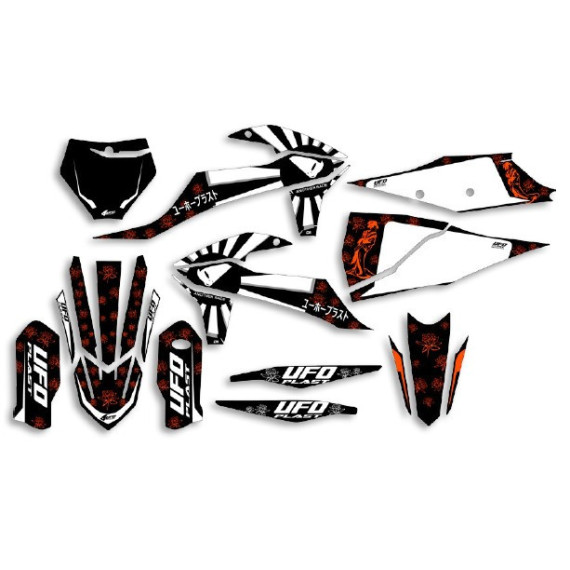 UFO Graphic Kit SX/SX-F 125/450 2019- Akaishi Black