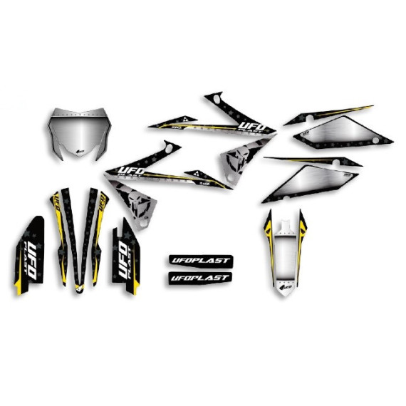 UFO Graphic Kit RM-Z 250 2019- /450 2018- Stardust Black