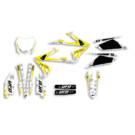 UFO Graphic Kit RM-Z 250 2019- /450 2018- Akaishi White