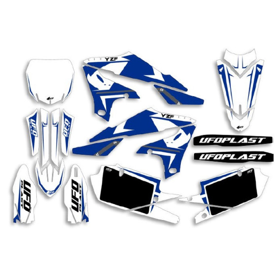 UFO Graphic Kit YZ 250F 2019- /450 2018- Apodis White