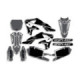 UFO Graphic Kit YZ 250F 2019- /450 2018- Apodis Grey