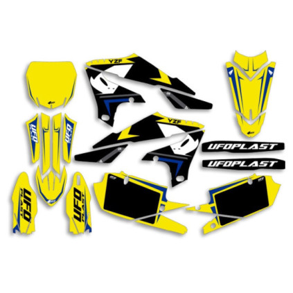 UFO Graphic Kit YZ 250F 2019- /450 2018- Apodis Neon Yellow