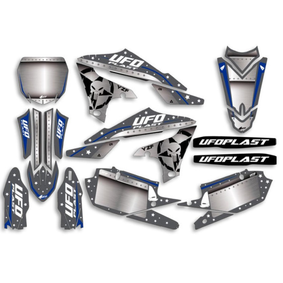 UFO Graphic Kit YZ 250F 2019- /450 2018- Stardust Grey