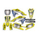 UFO Graphic Kit YZ 250F 2019- /450 2018- Stardust Neon Yellow