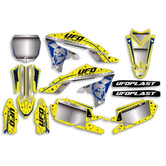 UFO Graphic Kit YZ 250F 2019- /450 2018- Stardust Neon Yellow