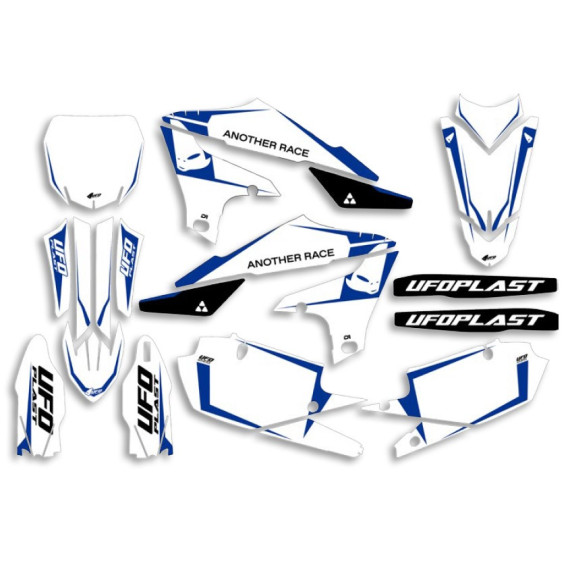 UFO Graphic Kit YZ 250F 2019- /450 2018- Tecna White