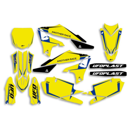 UFO Graphic Kit YZ 250F 2019- /450 2018- Tecna Neon Yellow