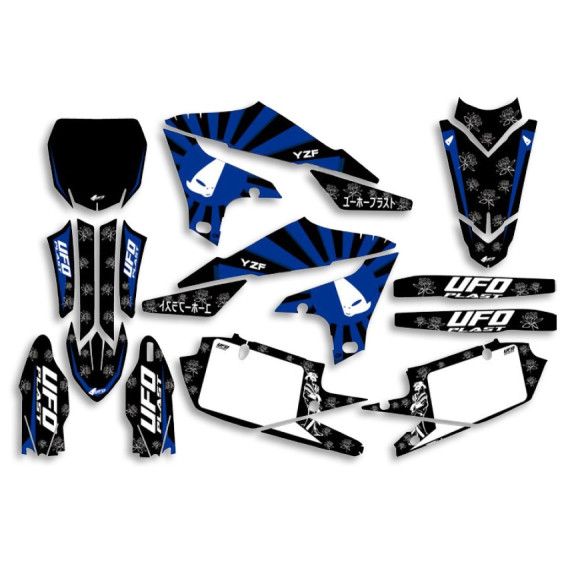 UFO Graphic Kit YZ 250F 2019- /450 2018- Akaishi Black