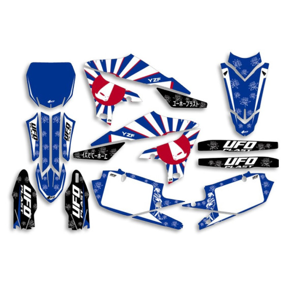 UFO Graphic Kit YZ 250F 2019- /450 2018- Akaishi Blue