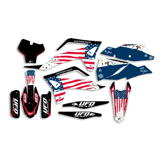 UFO Graphic Kit MC/MC-F 2021- Patriot Black