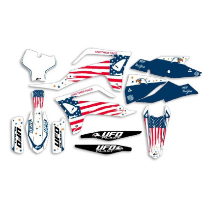 UFO Graphic Kit MC/MC-F 2021- Patriot White