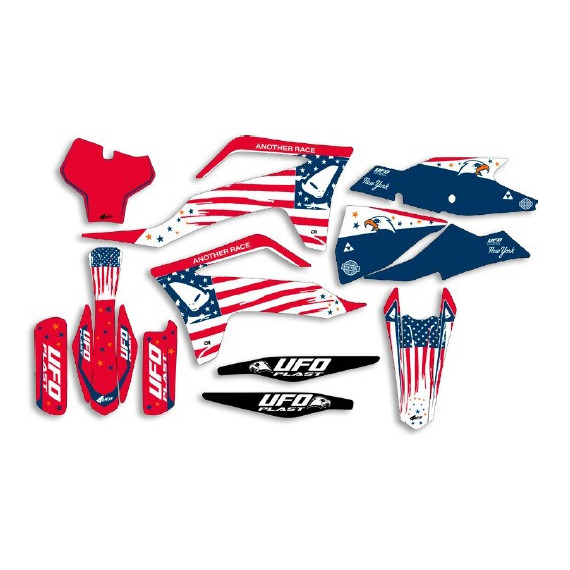 UFO Graphic Kit MC/MC-F 2021- Patriot Red