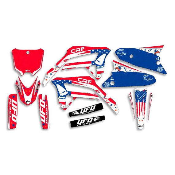 UFO Graphic Kit CRF250R 2022-,CRF450R 2021-  Patriot Red