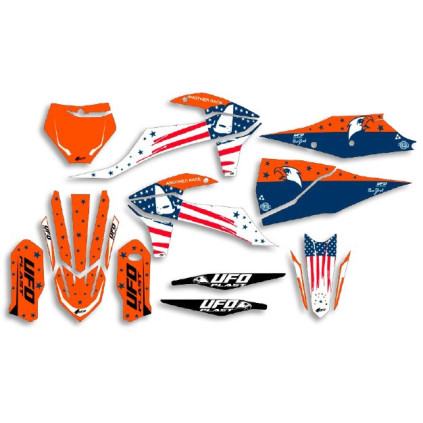 UFO Graphic Kit SX/SX-F 125/450 2019- Patriot Orange