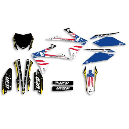 UFO Graphic Kit RM-Z 250 2019- /450 2018- Patriot Black