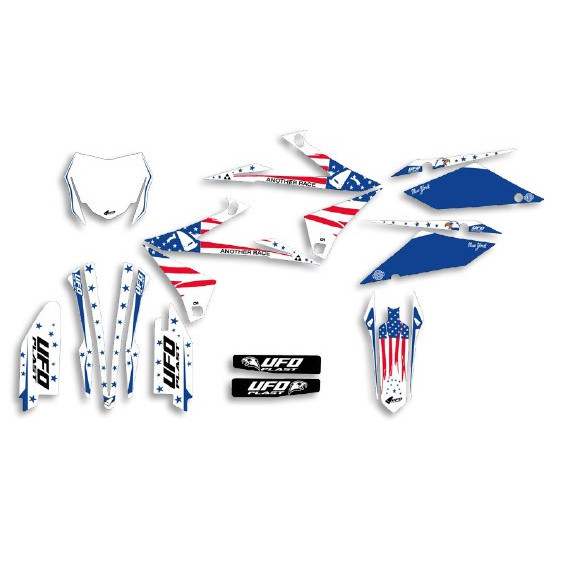 UFO Graphic Kit RM-Z 250 2019- /450 2018- Patriot White