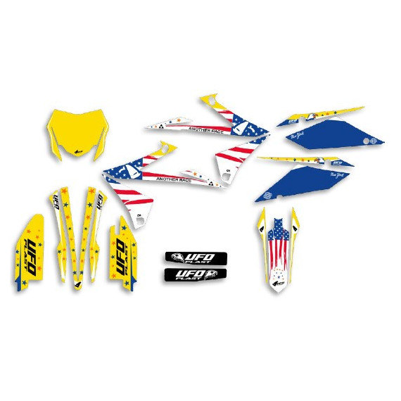 UFO Graphic Kit RM-Z 250 2019- /450 2018- Patriot Yellow