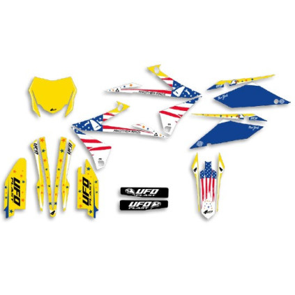 UFO Graphic Kit RM-Z 250 2019- /450 2018- Patriot Yellow