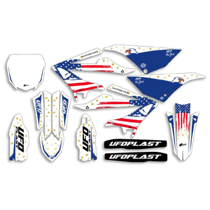 UFO Graphic Kit YZ 125/250 2022- Patriot White 