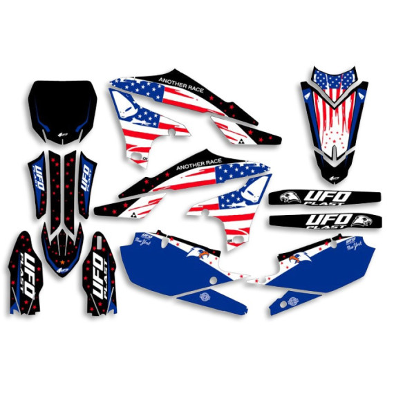 UFO Graphic Kit YZ 250F 2019- /450 2018- Patriot Black