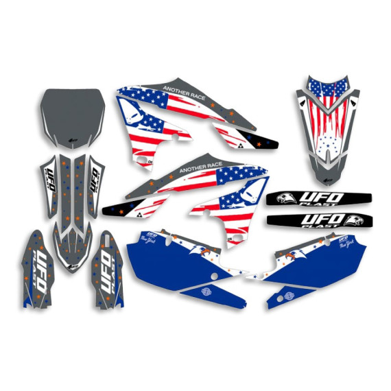 UFO Graphic Kit YZ 250F 2019- /450 2018- Patriot Grey