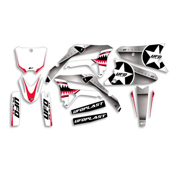 UFO Graphic Kit CRF250R 2022-,CRF450R 2021-  Thunder White