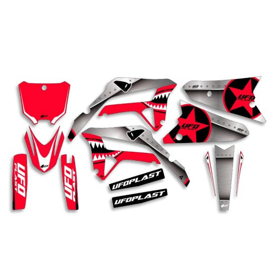 UFO Graphic Kit CRF250R 2022-,CRF450R 2021-  Thunder Red