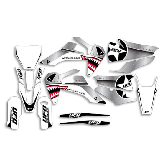 UFO Graphic Kit TC/FC 125/450 2019- Thunder White