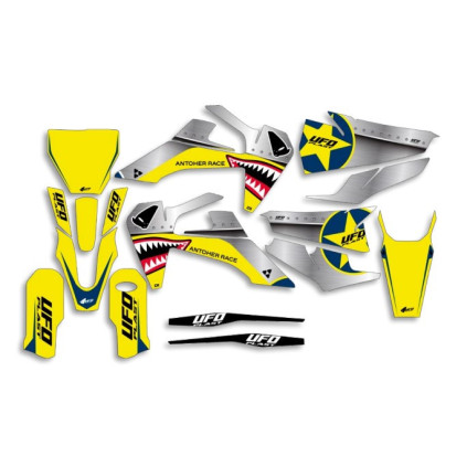 UFO Graphic Kit TC/FC 125/450 2019- Thunder Neon Yellow