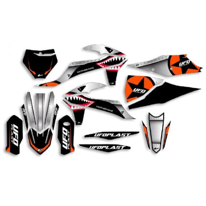 UFO Graphic Kit SX/SX-F 125/450 2019- Thunder Black