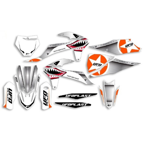 UFO Graphic Kit SX/SX-F 125/450 2019- Thunder White