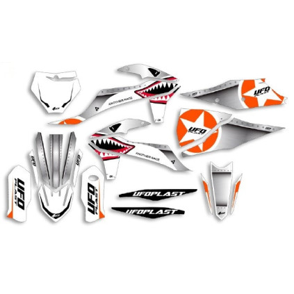 UFO Graphic Kit SX/SX-F 125/450 2019- Thunder White