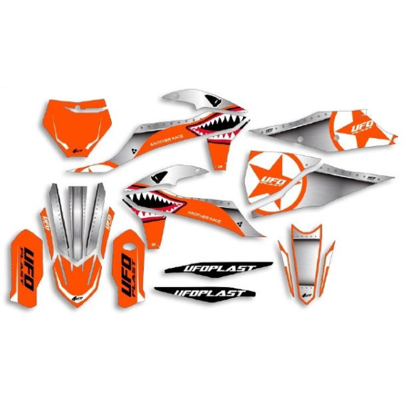 UFO Graphic Kit SX/SX-F 125/450 2019- Thunder Orange