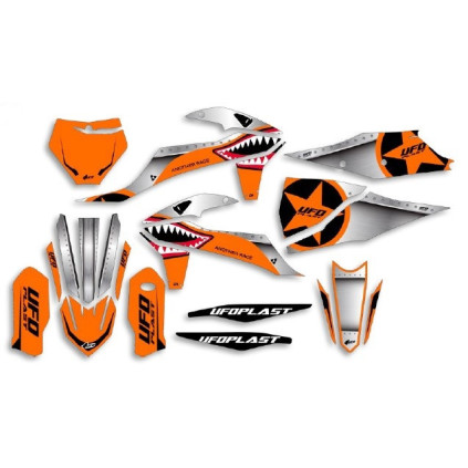 UFO Graphic Kit SX/SX-F 125/450 2019- Thunder Neon Orange