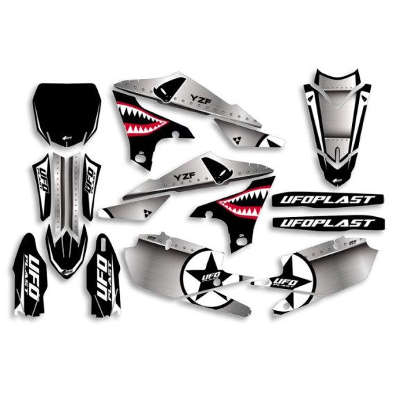 UFO Graphic Kit YZ 250F 2019- /450 2018- Thunder Black