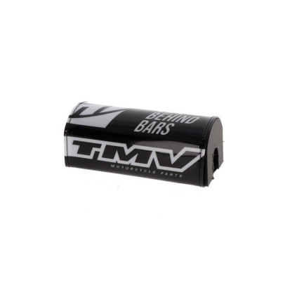 TMV Fatbar Handlebar Pad - Black/White 2021 Logo