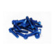 TMV Flangeheadbolt M6X20 Blue (20pcs)