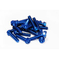 TMV Flangeheadbolt M6X20 Blue (20pcs)