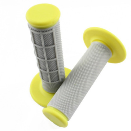TMV Grips Dual Compound Gray-Yellow