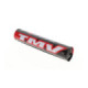 TMV Traditional Handlebar Pad - Black/Red Logo